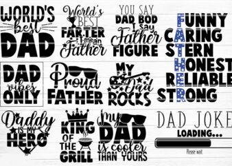 40 Dad Bundle SVG, Dad Life Vector Printable Cliparts, Funny Dad Quotes Svg, Father Svg, Dad Sayings, Dad Shirt Print Svg, Digital Download 798950774