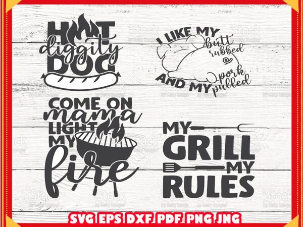 25 barbecue quotes svg bundle, barbecue cut file, bbq master clipart, dad’s bbq vector, daddy’s grill, commercial use, instant download 815251753
