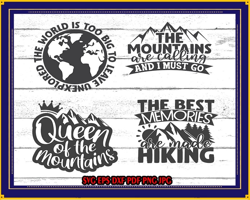 20 Hiking Quotes Bundle, Take a Hike Cut File, Mountain Mama, The Best Memories Are Made Hiking Printable, Commercial Use, Instant Download 851143573