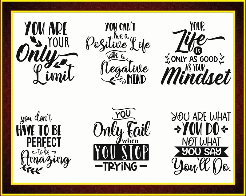 Inspirational Quotes svg Bundle, for cricut and sillouette 871945535