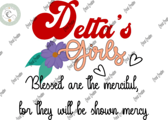 Delta Girl , Delta’s Girl Design Diy Crafts, Red Delta Triangle Svg Files For Cricut,Black history Silhouette Files, Trending Cameo Htv Prints