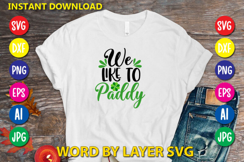 St Patrick's Day SVG Bundle, vol.3 20 svg bundle t-shirt design ,Lucky svg, Irish svg, St Patrick's Day Quotes, Shamrock svg, Clover svg, Cut File, Cricut, Silhouette, PNG,St Patrick's Day