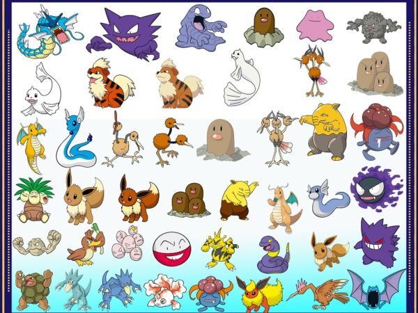 439 pokemon bundle, pokemon characters, pokemon gotta catch’em all, pokemon clipart, pokemon images, pikachu svg, pokemon cut file 925383892