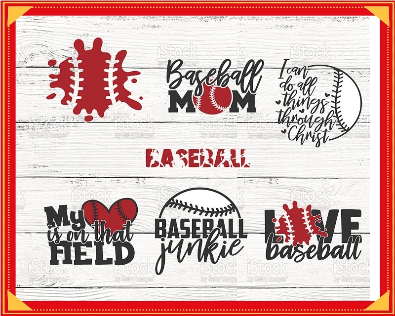 Baseball SVG Bundle | Love Baseball SVG Cut Files | Commercial | Instant Download | Printable Vector Clip Art | Baseball Mom Dad Shirt Print 816207821