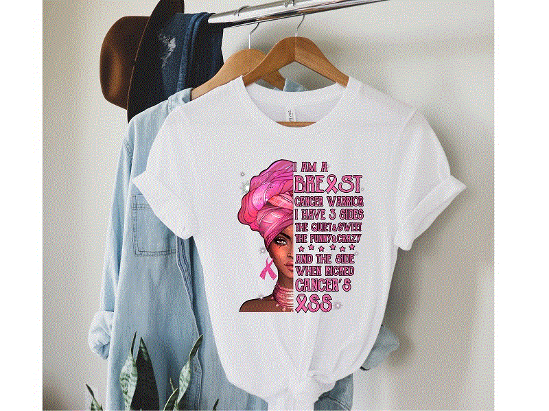Black Queen I Am A Breast Cancer Warrior png, Breast Cancer Awareness, Pink Ribbon, Black Women Art, Afro Women Fight Cancer, Digital Files 865838114