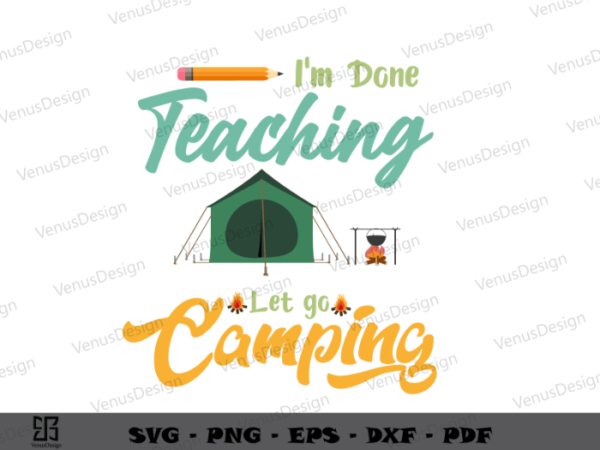 Teacher camping simple design clipart sublimation files, teacher’s day gift png files, camping design art