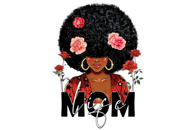 Mother’s Day t shirt design bundle, Mom graphic sublimation png files, Black women art, Afro queen art, Melanin queen bundle, Mom life graphics