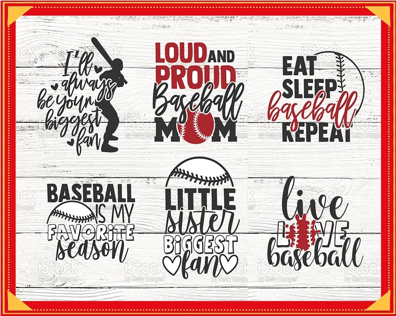 Baseball SVG Bundle | Love Baseball SVG Cut Files | Commercial | Instant Download | Printable Vector Clip Art | Baseball Mom Dad Shirt Print 816207821