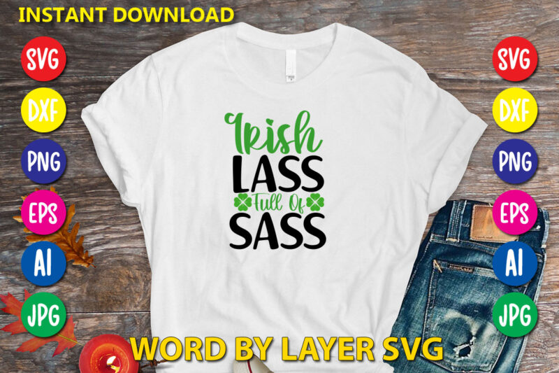 St Patrick's Day SVG Bundle, vol.3 20 svg bundle t-shirt design ,Lucky svg, Irish svg, St Patrick's Day Quotes, Shamrock svg, Clover svg, Cut File, Cricut, Silhouette, PNG,St Patrick's Day