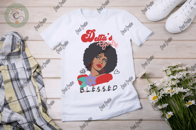 Black Girl , Delta black Girl Bless Diy Crafts, Black Beauty design Svg Files For Cricut, Red Triangle Design Silhouette Files, Trending Cameo Htv Prints