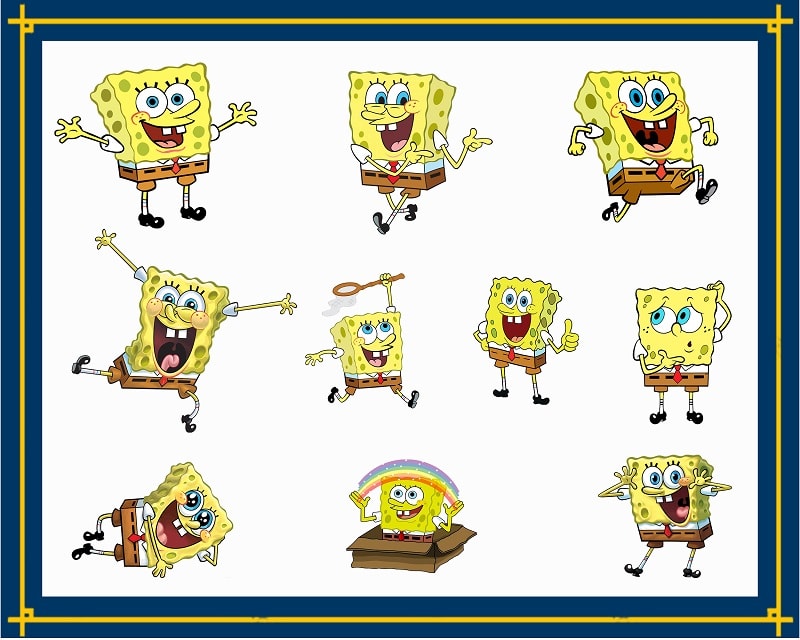 141 SpongeBob SquarePants Bundle, SpongeBob SquarePants Clip Art, SpongeBob SquarePants Png, SpongeBob SquarePants Images, Instant Download 961655348