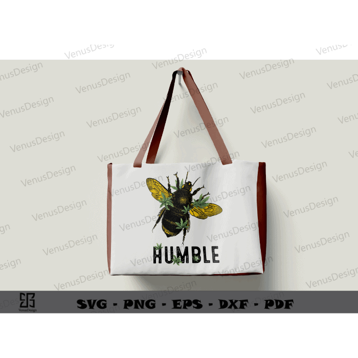 Humble Bee Design Sublimation Files & Bee Life Png Files, Bee Vector Silhoutte Files, Yellow Bee Art Sublimation Design