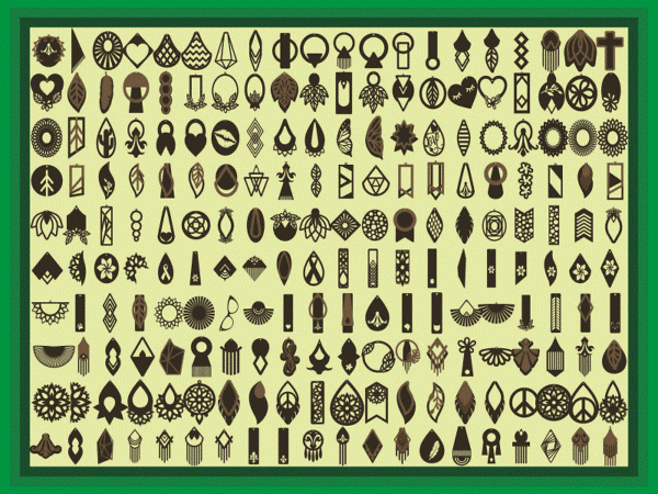 700 designs earrings svg bundle, leather earnings svg, earring template svg, jewelry svg files for cricut silhouette, instant download 1006604701