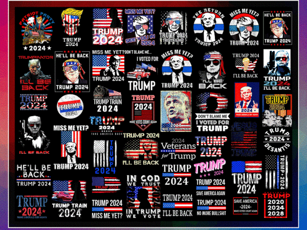 98 designs trump 2024, trump 2024 png, sublimation design, sublimation download, election 2024 sublimation, election 2024, trump cut file 1006742590