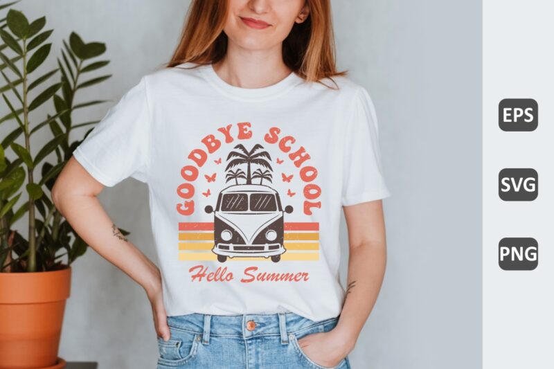 Retro Last Day of School T-shirt Designs Bundle, Summer Flowers Sublimation Bundle, Holiday Vacation T shirt Design