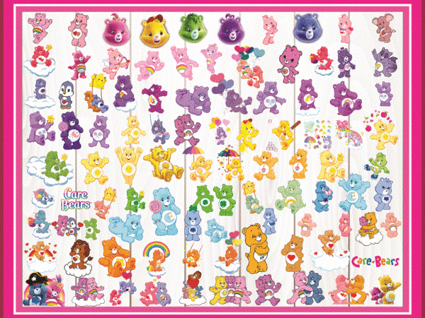 97 care bears clipart- png images 300dpi digital, clip art, instant download, graphics transparent background scrapbook 980324195