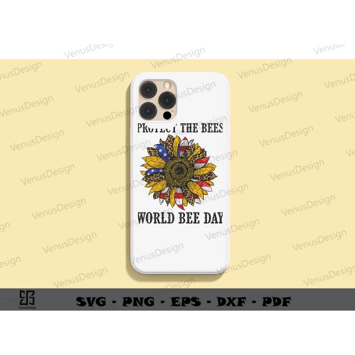 Bee Day America Sunflower Quote PNG Sublimation design, Bee Sunflower Art Cameo Htv Prints , Bee American Flag Pattern Png Files