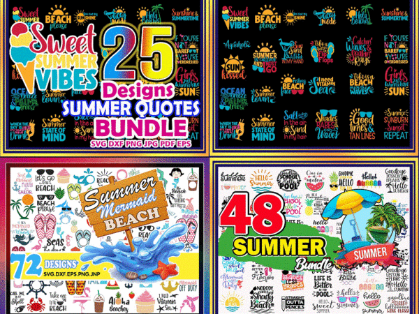 Combo 140+ summer svg bundle, hola beaches cut file, beach svg, mermaid svg, summer clipart, beach shirt svg, instant download cb775219310 t shirt vector file