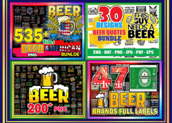 COMBO 810+ Beer American Bundle PNG, Beer Labels Tumbler, Beer Lover, Drinking SVG, Beer SVG Bundle, Funny Beer Drinking, Digital Download CB992850394 t shirt vector file