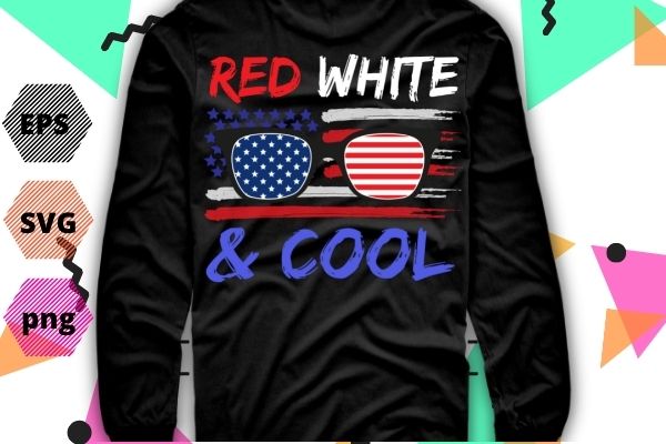 Fourth of July 4th July Kids Red White and Blue Patriotic T-Shirt design vector, Fourth of July svg, 4th July eps, Kids Red White and Blue Patriotic T-Shirt design, usa flag,
