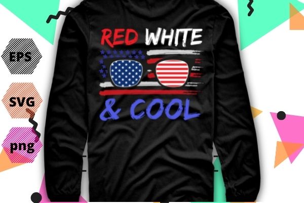Fourth of July 4th July Kids Red White and Blue Patriotic T-Shirt design vector 2, Fourth of July svg, 4th July eps, Kids Red White and Blue Patriotic T-Shirt design,