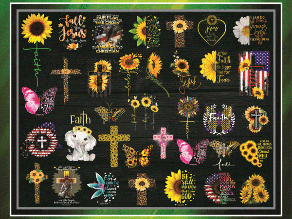 37 designs monarch butterfly png bundle, jesus, sunflower, belief sublimation, faith christian cross, digital print design, digital download 974199211