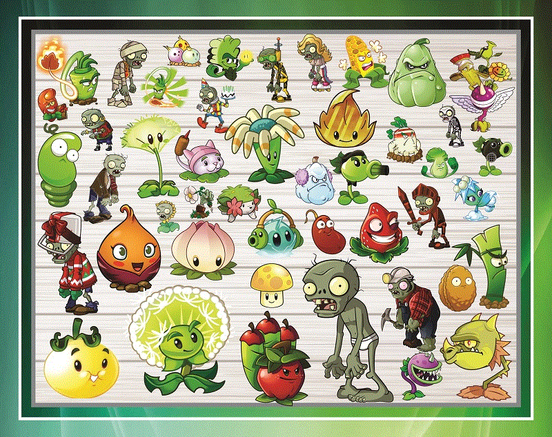 133 Plants vs Zombies Clipart PNG Bundle, Plants vs Zombies Characters, Plants Vs Zombies Heroes, Plants vs Zombies PNG, Instant Download 985032796