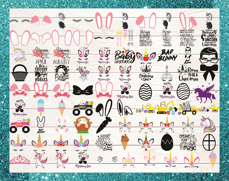 500+ Unicorn Bundle SVG, Bundle SVG, Unicorn Horn, Unicorn Clipart, Unicorn Face svg, Unicorn svg File, Unicorn Digital, Digital File 976625384