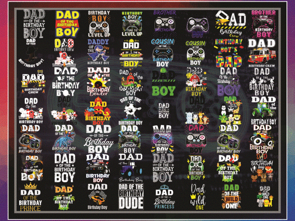 141 dad of the birthday boy png, png files for sublimation, sublimation designs downloads, digital download, digital download, dad and son 986849604