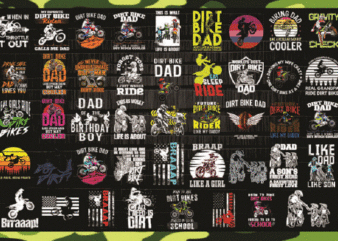 Combo 40+ Dad and son png, Dad Dirt Bike Rider, Motocross Men, fathers day png, fathers day sublimation, Dad Life, cool dad png, dad png 987562578 t shirt vector file