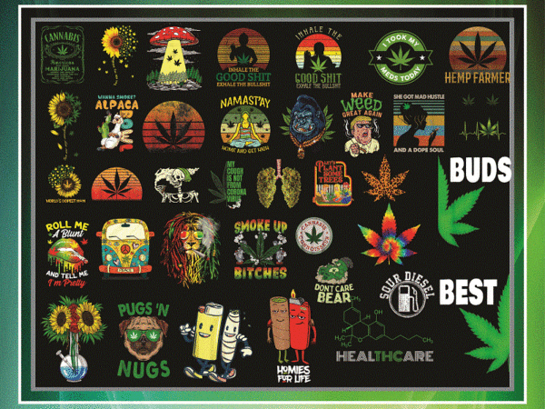 38 cannabis bundle png, smoke up bitches png, weed bundle png, roll me a blunt png, dope bundle, smoke weed png, sublimation digital design 870102072
