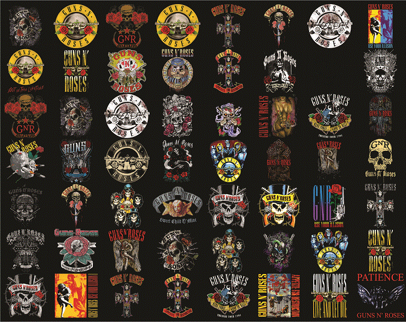 Bundle 59 Designs Guns N Rose png, Skull, Rock Classic, Rock Lover, Digital Designs, Printable, Instant Download 1032720867