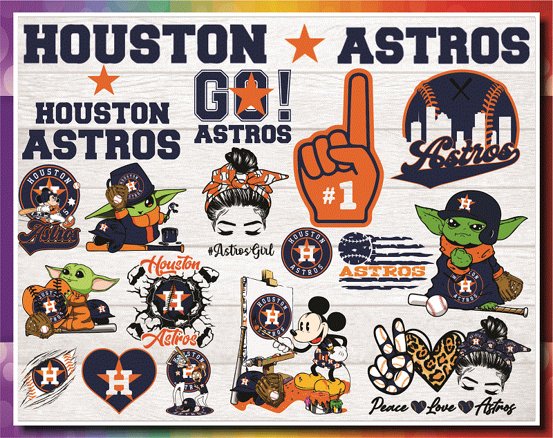 19 Houston Astros Bundle, Houston Astros Clipart, Silhouette, Svg, Png, Peace love Astros, Houston Astros Heart, Astros Lips, Digital Design 1037590435