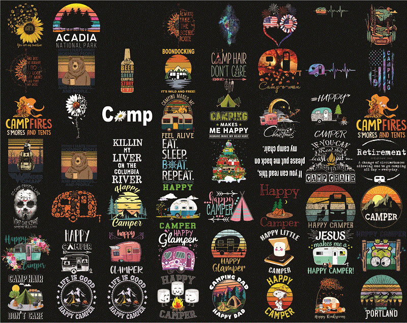 Combo 100 Camping Png, I Hate People Bigfoot Camping png, Mountain png, Nature png, Combo Png, Png Printable,Digital Print Design, Png File 928836400