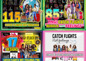 Combo 200+ Catch Flights PNG Bundle, African American Women Png, Black Queen Png, Black Women Png, Black Women Strong Png, Instant download CB1009603632