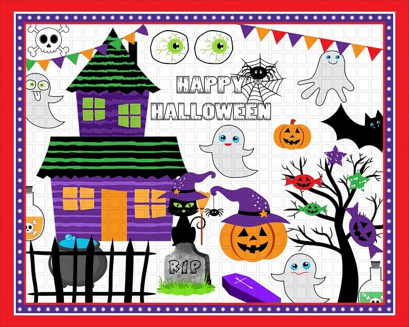 30 Happy Halloween Clipart Png, Cute Halloween Clip art, Happy Fun Halloween Png Bundle, Digital Download, Personal Use and Commercial Use 874444160