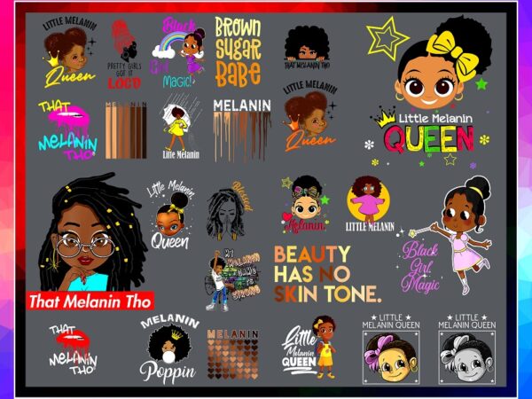 Combo 350+ melanin png, black queen bundle png, afro woman clipart, black girl magic, birthday melanin, afro lady png, instant download cb991235522 t shirt vector file