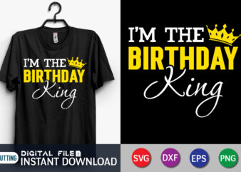 I’m The Birthday King Shirt, Dad Shirt, Father’s Day SVG Bundle, Dad T Shirt Bundles, Father’s Day Quotes Svg Shirt, Dad Shirt, Father’s Day Cut File, Dad Leopard shirt, Daddy