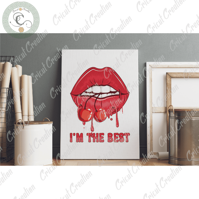 Summer holiday, I’m the best Diy Crafts, Dripping sexy lips png Files ,Summer lips clipart Silhouette Files, Trending Cameo Htv Prints