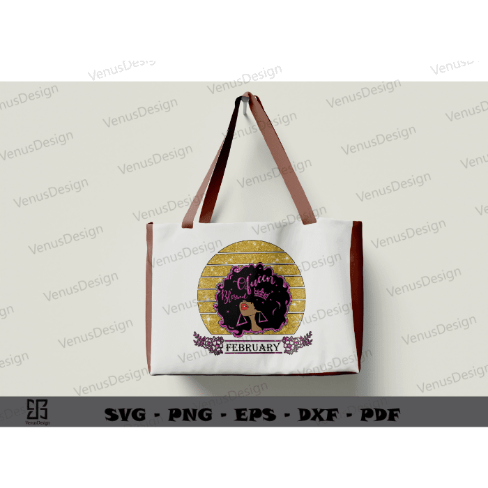 Black Queen’s Birthday In February design ideas gift for Melanin sublimation files, Afro Girl Birthday Gift Png Files, Melanin Woman Cameo Htv Prints