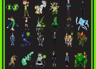 110 BEN 10 Clipart Png Bundle, Ben 10 Paper, Ben 10 Characters, Ben 10 Cartoon Png, Printable, Transparent Backgrounds, Instant Download 998983959