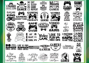 Bundle 100 Gamer Quotes SVG, gamer svg, gamer svg design, gamer svg shirt, gamer svg bundle, video games svg, gamer png, Digital Download 997646503