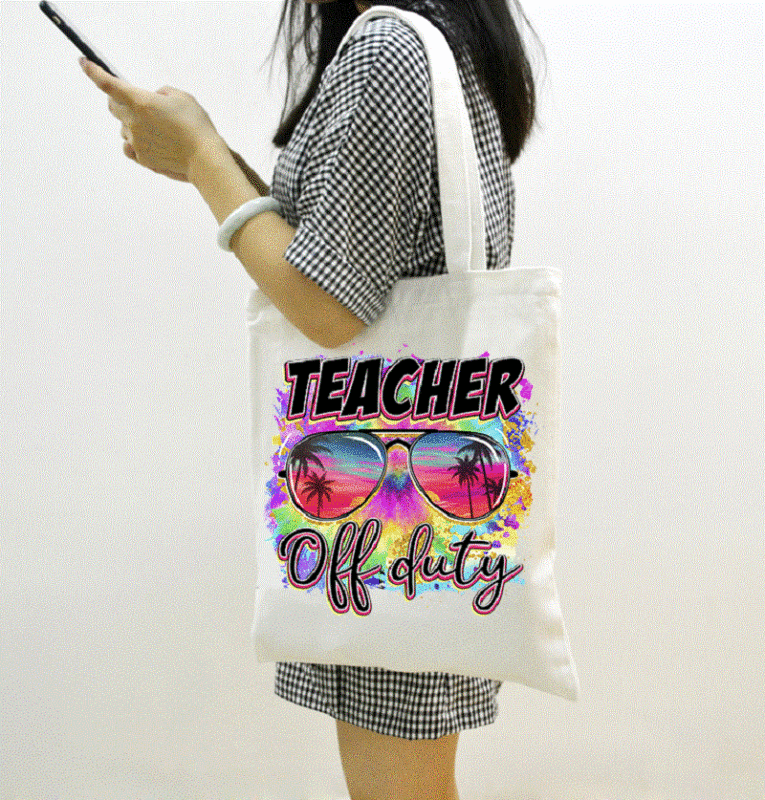 Teacher Off Duty png, Teacher Off Duty Sunglasses png, Beach png, Tie Dye png, Summer Holiday png, Last Day Of School png, Sublimation, Digital Download 1020634363