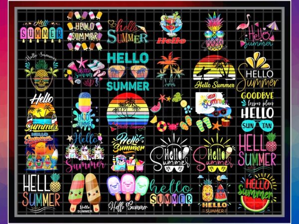 92 designs hello summer png bundle, summer vibes, beach, gnome summer, funny summer, sublimation, summer vacation, digital download 1006797175