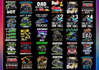 28 Designs Truck Birthday Boy Png, Monster Truck Birthday Boy Trucks Lover, Monster Truck Birthday, Gift For Son, Birthday Gift Boy 1008388872