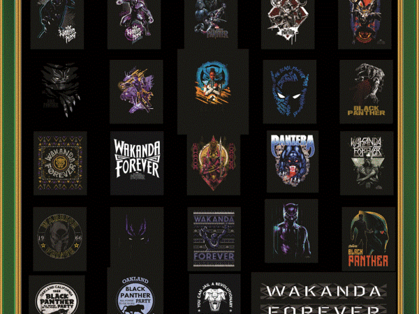 100 designs black panther png bundle, t’challa face, wakanda, black panther iron on transfer, black panther digital, sublimation 949959645