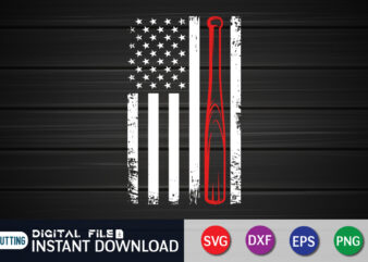 Baseball Bat American Flag T Shirt, Baseball Bat American Flag SVG Cut File, Baseball Shirt, Baseball SVG Bundle, Baseball Mom Shirt, Baseball Shirt Print Template, Baseball vector clipart, Baseball svg