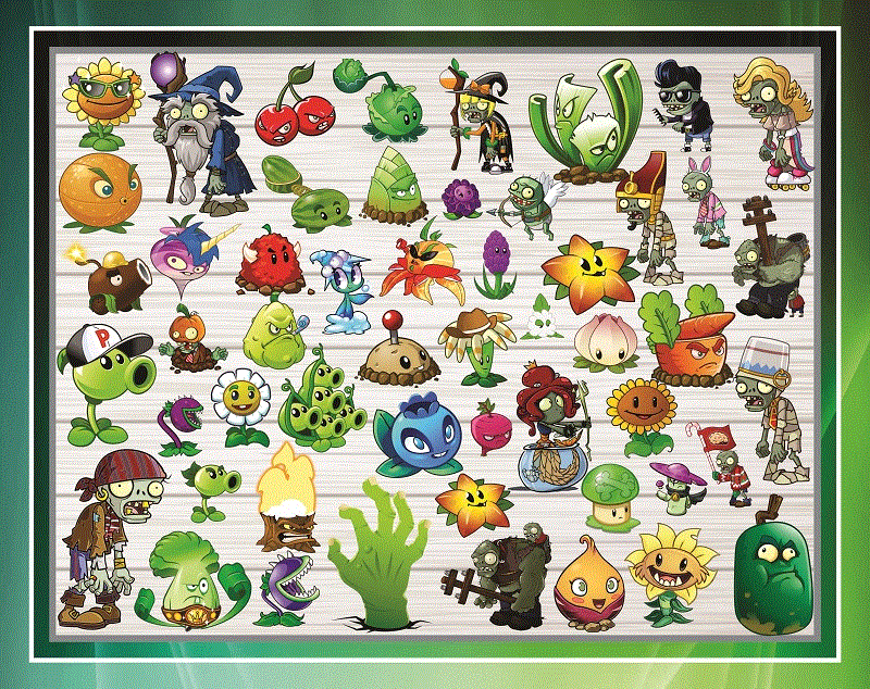 133 Plants vs Zombies Clipart PNG Bundle, Plants vs Zombies Characters, Plants Vs Zombies Heroes, Plants vs Zombies PNG, Instant Download 985032796