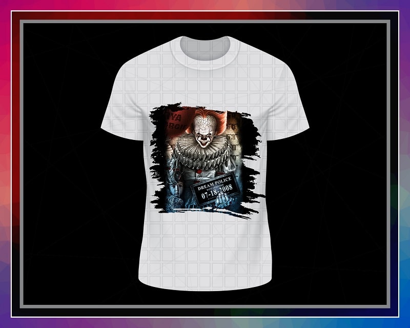 Pennywise IT PNG, IT Chapter Two, Pennywise Clown Png, Sublimated Printing, Instant Download, Png Printable T-shirt, Digital Print Design 872821047