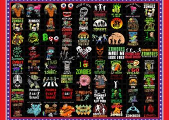 Combo 426 Zombie Halloween Png Designs, Zombie Halloween PNG Bundle, Zombie png, Halloween Quotes, Chilling With My Zombie, Horror Picture 1019379001